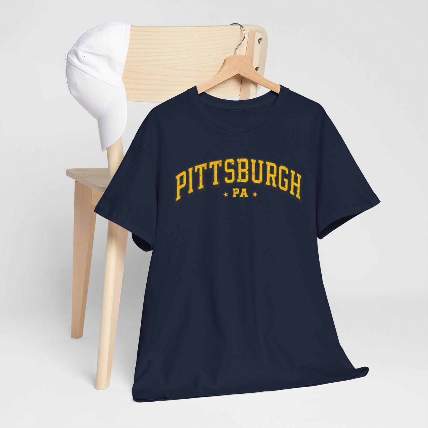 Pittsburgh PA Arch Tee Vintage college-style lettering T-Shirt