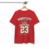 White Smoke Windy City South Side 23 T-Shirt – Chicago Basketball Streetwear Legend Tee