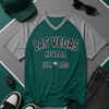 Las Vegas Nevada Graphic T-Shirt – Green and Grey Varsity Style Tee