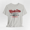 Gray Windy City Basketball Tee – Chicago Est. 1966 Vintage Sports T-Shirt