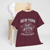 Lavender New York NYC Baseball Athletic Dept. T‑Shirt — Vintage Varsity Sports Tee