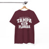 Tampa Florida USA Retro Athletic T-Shirt – game day outfit, lightweight game day shirt, image 1.0