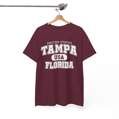 Tampa Florida USA Retro Athletic T-Shirt – game day outfit, lightweight game day shirt, image 1.0