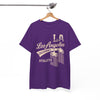 White Smoke Los Angeles Athletic Tee — LA California Vintage Stars T-Shirt