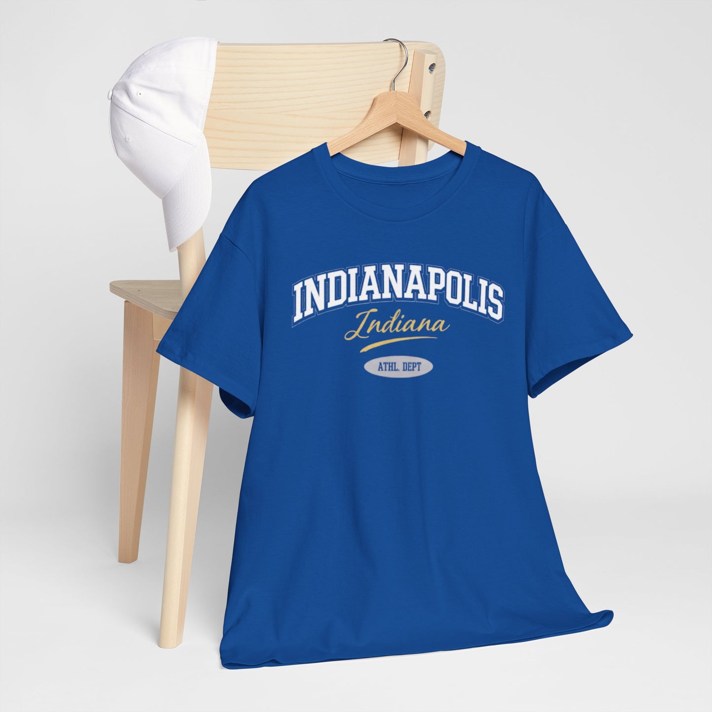 Dark Slate Blue Indianapolis Indiana Vintage Collegiate T-Shirt