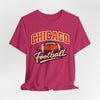 Lavender Chicago Football T-Shirt – Vintage Style Football Graphic Tee