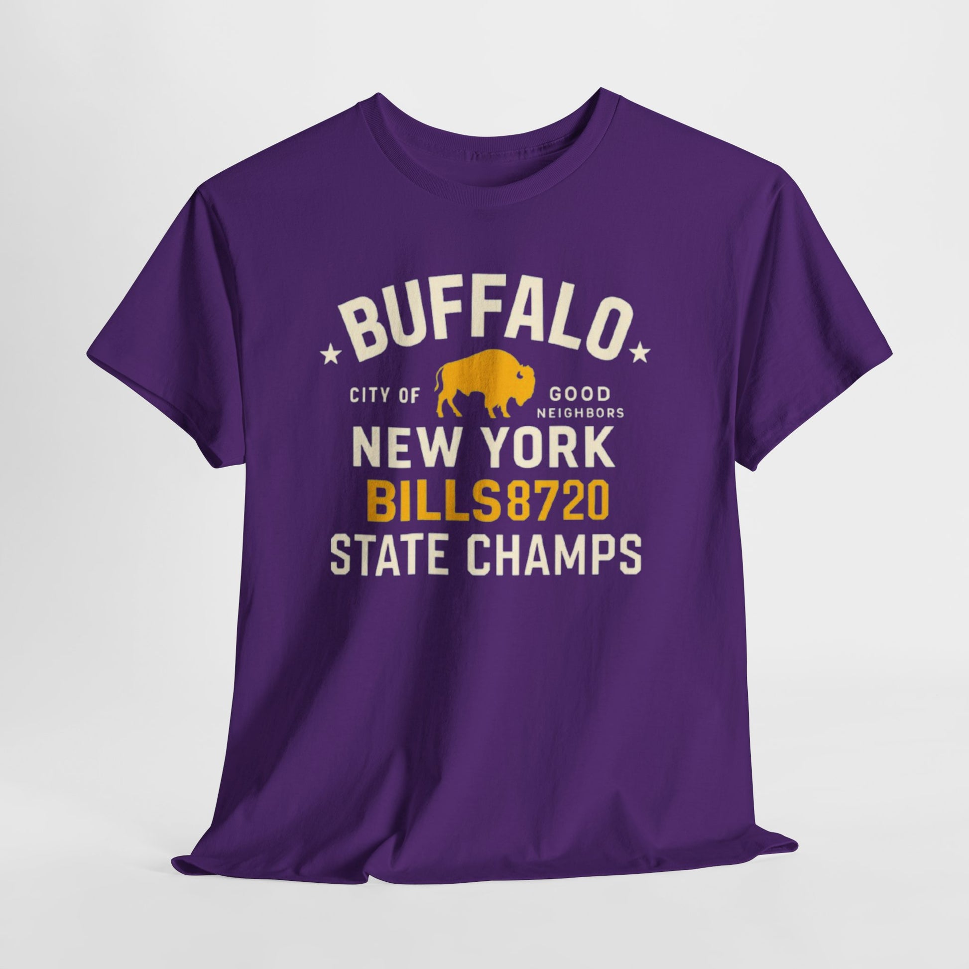 Dark Slate Blue Buffalo New York Bills 8720 State Champs T‑Shirt