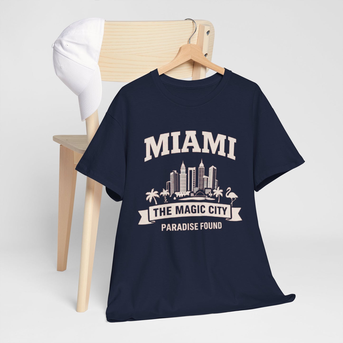 Miami 'The Magic City' Skyline Tee — Paradise Found Souvenir Shirt