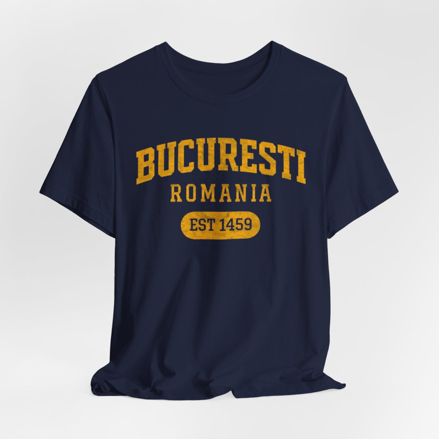 Tricou Bucuresti Romania EST 1459 — Tricou Vintage Collegiate City