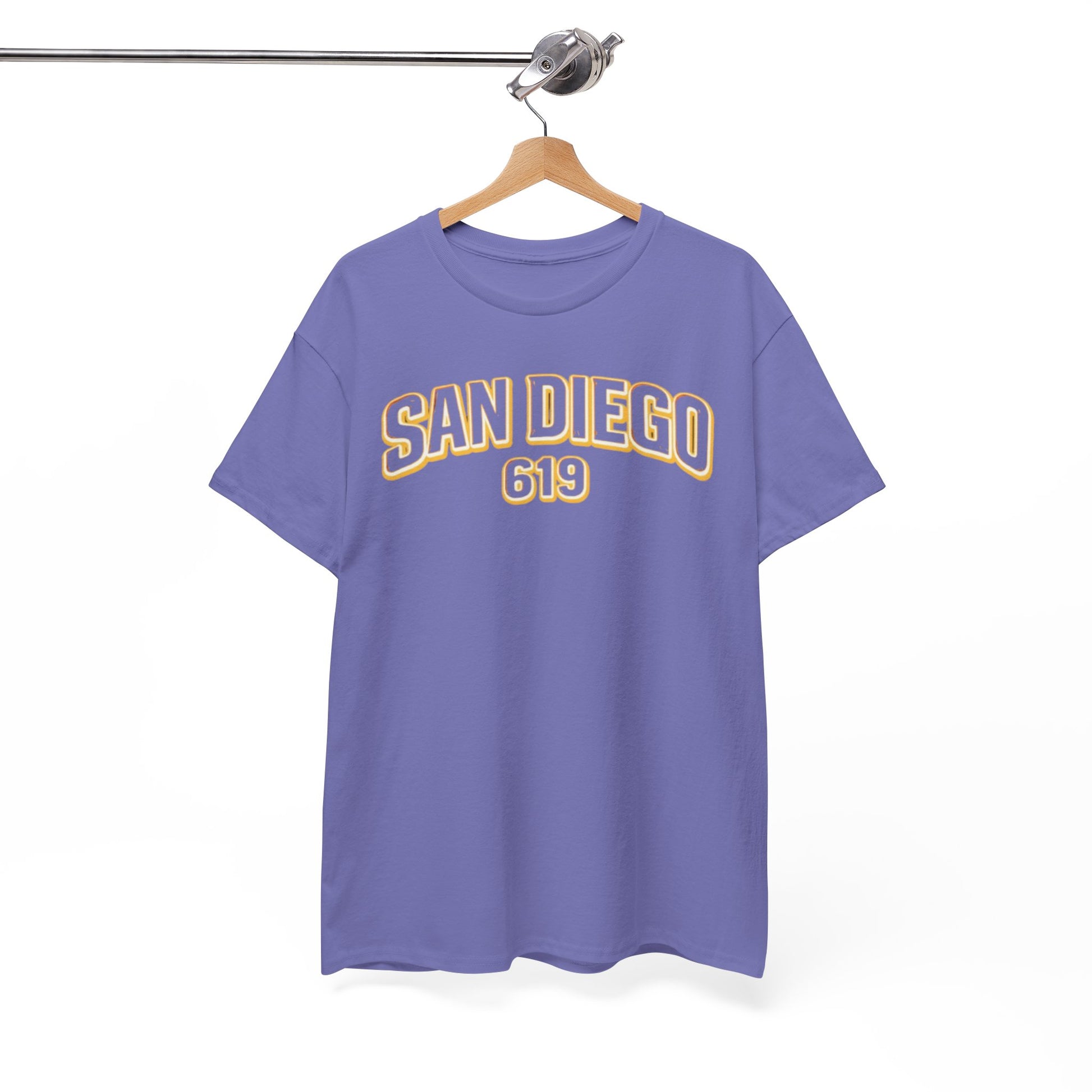 White Smoke San Diego Baseball Vibe 619 T Shirt – Minimal California Streetwear Tee