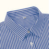Slate Gray Men's Slim Fit Long Sleeve Shirt - Black & White Classic Plaid Pattern, Business Casual Button-Up Shirt, Machine Washable Summer Office & Formal Wear, Business Casual Wear | Collared Shirt | Stylish Checkered Pattern