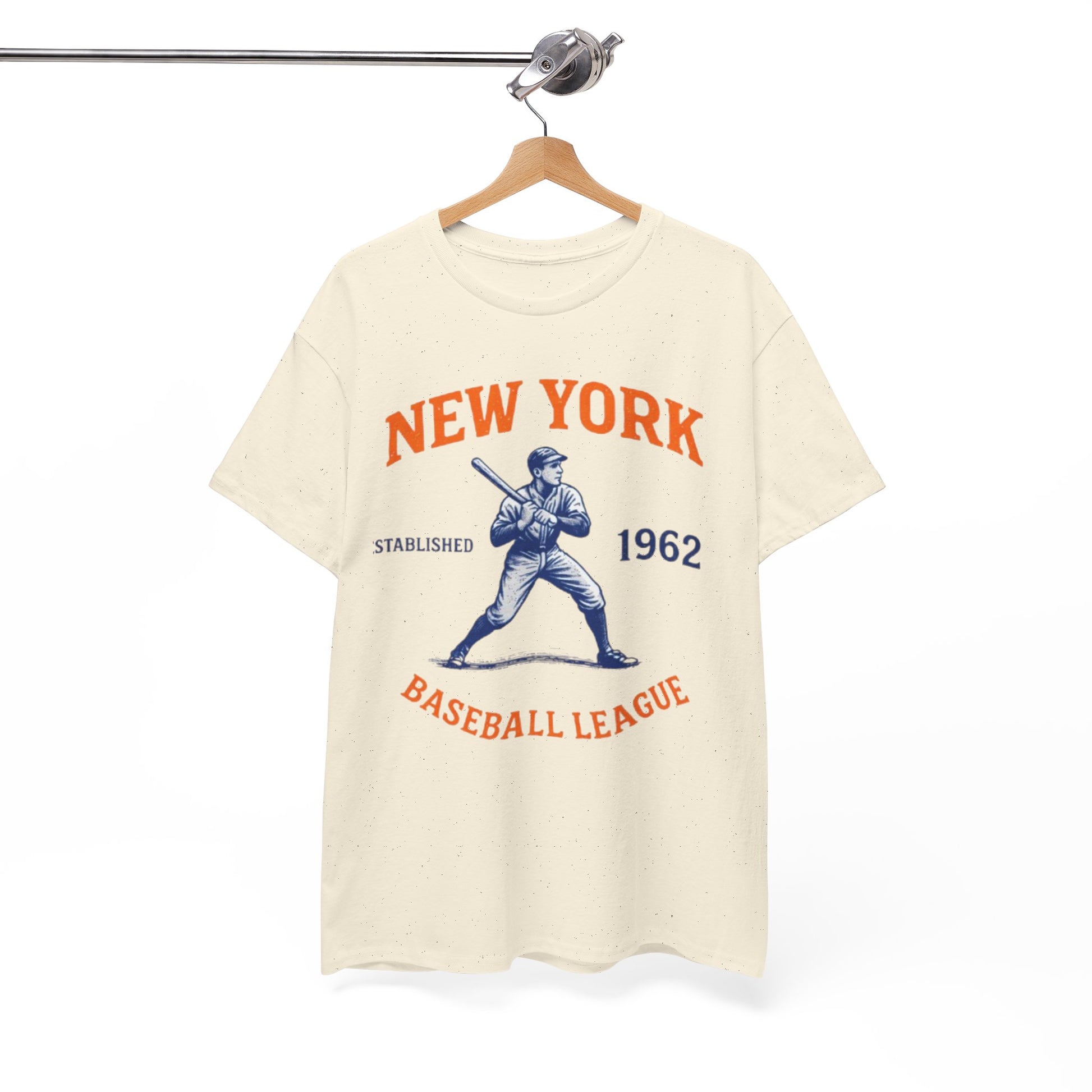 White Smoke New York Baseball League T-Shirt – Vintage Athletic Streetwear Tee