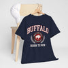 Dark Slate Gray Buffalo city New York Born to Win T-Shirt