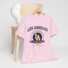 Misty Rose Los Angeles LA varsity Tee sporty t shirt