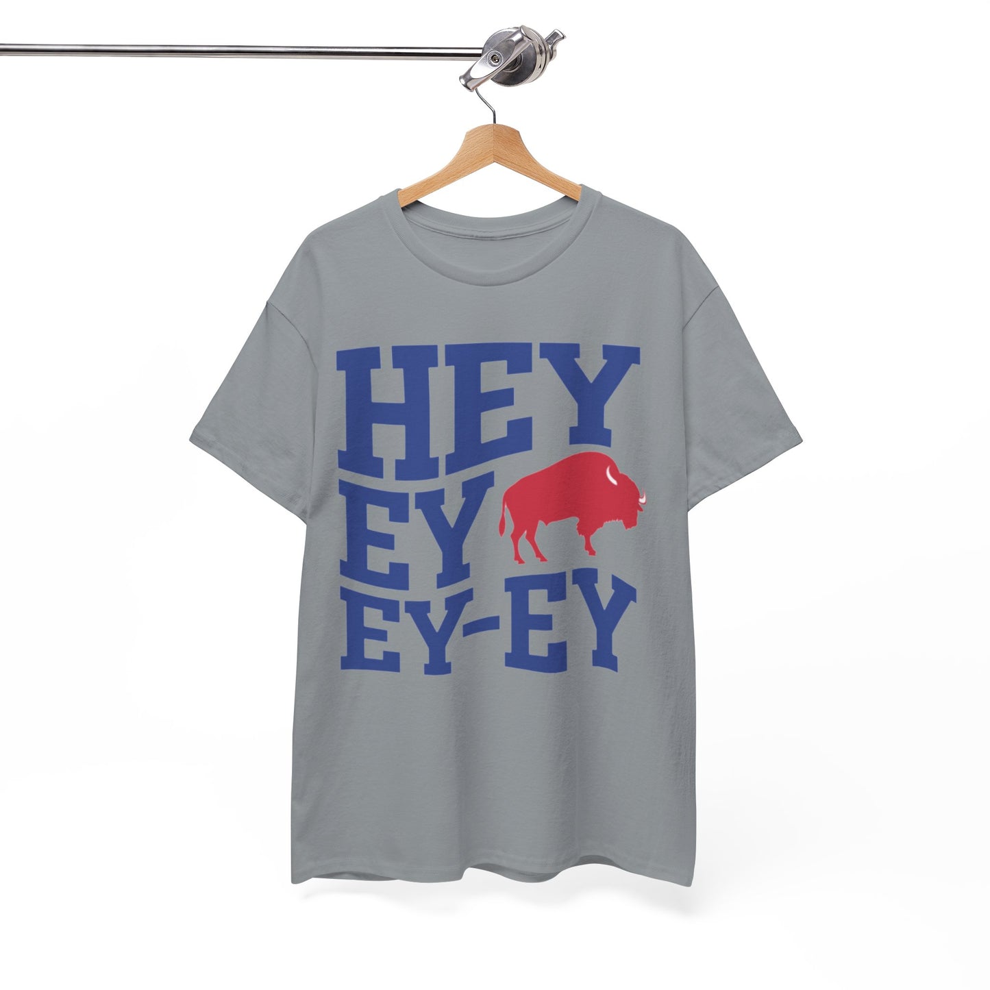 Hey Ey Ey-Ey Buffalo Bills Graphic Tee — Funny Buffalo Game Day Shirt