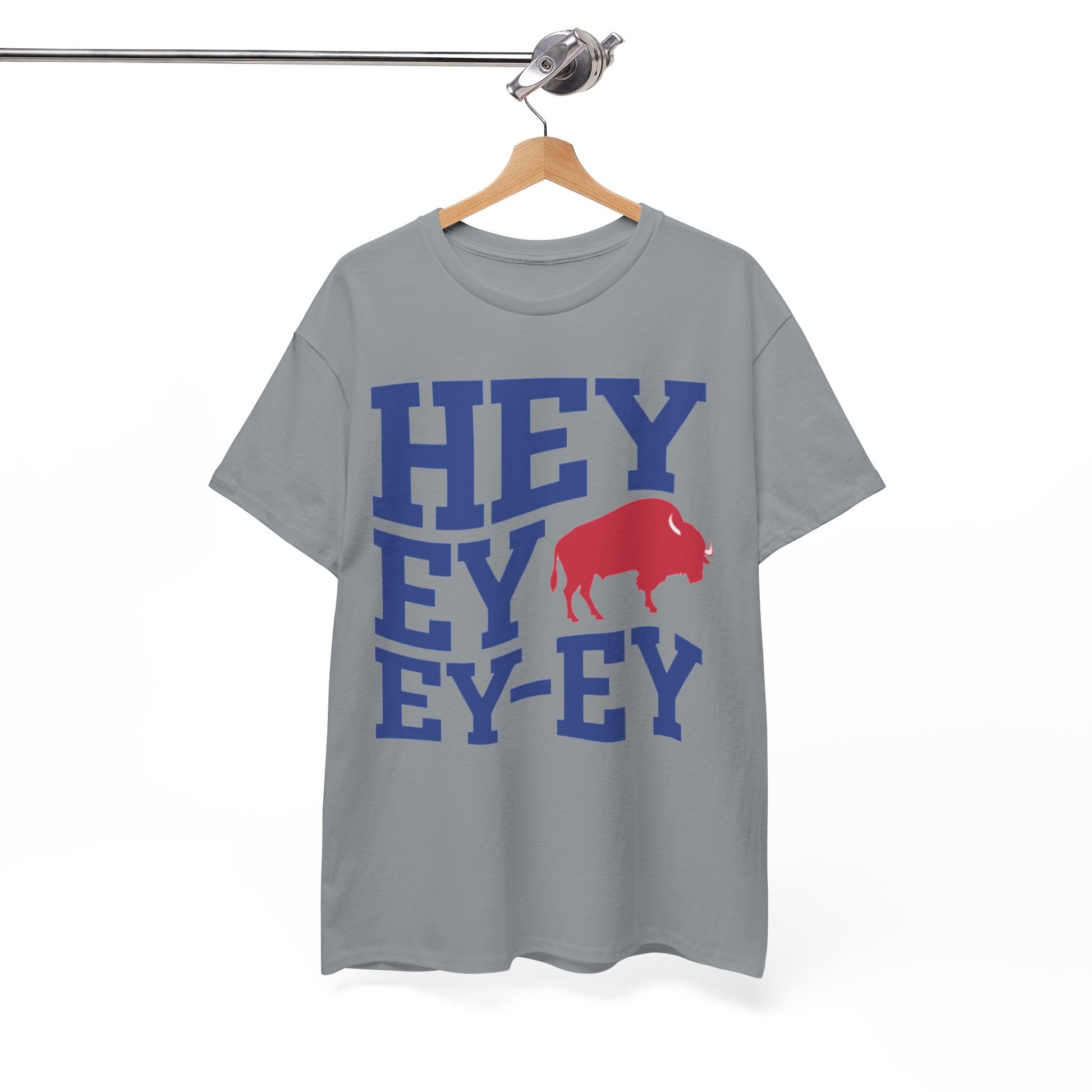 Hey Ey Ey-Ey Buffalo Bills Graphic Tee — Funny Buffalo Game Day Shirt streetwear fashion product image 5