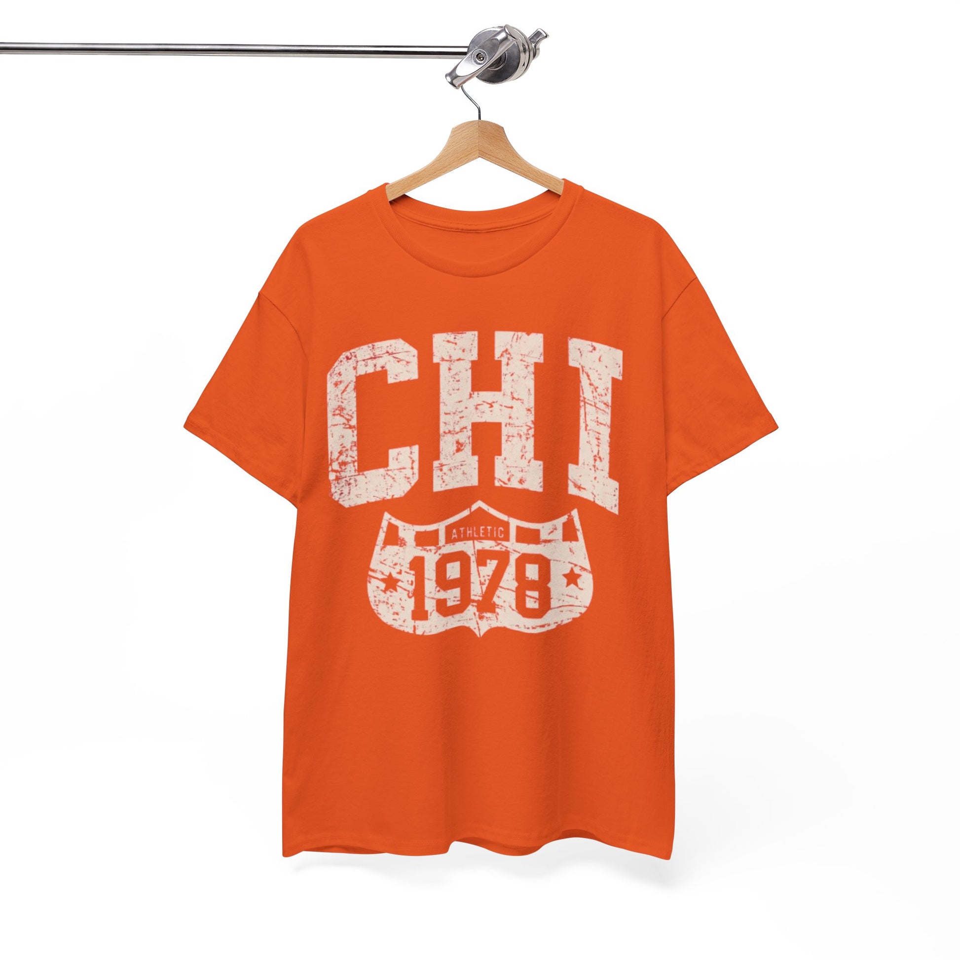 White Smoke CHI Athletic 1978 T-Shirt – Chicago Streetwear Vintage Sports Tee