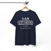 White Smoke San Francisco Golden State Heritage T-Shirt – 1848 City Streetwear Graphic Tee