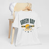 Lavender Green Bay Football Helmet Tee – Vintage-style Fan T-Shirt