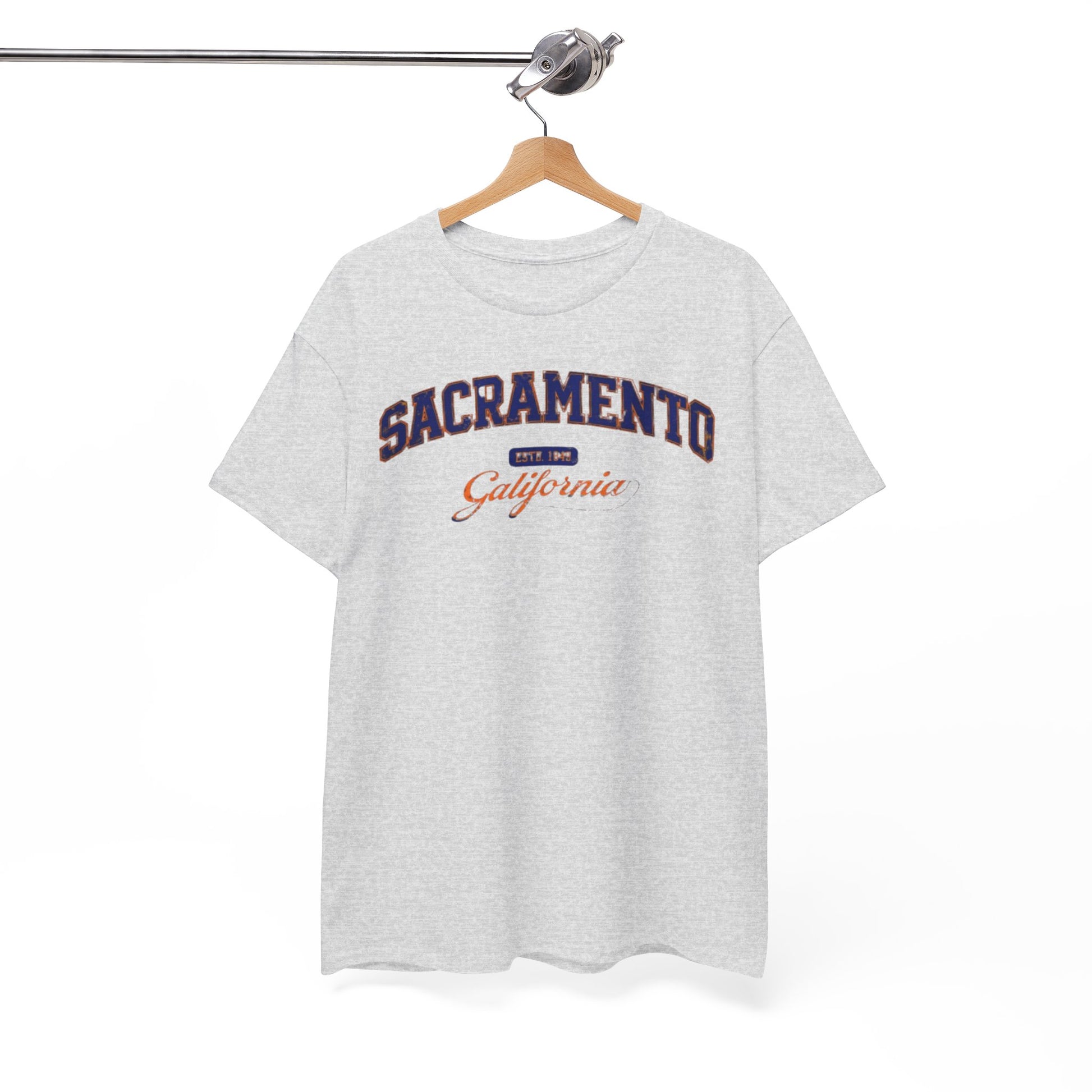 Sacramento California Vintage Arch Tee — City  Graphic T-Shirt – fan gear, sportswear style, image 1.0