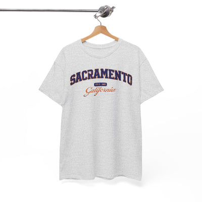 Sacramento California Vintage Arch Tee — City  Graphic T-Shirt – fan gear, sportswear style, image 1.0