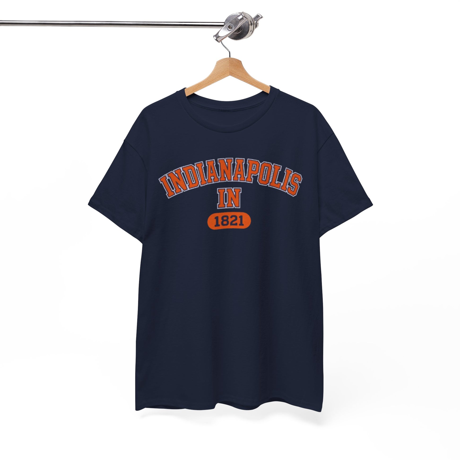 Indianapolis IN 1821 Varsity T Shirt Vintage Indiana City Tee Retro College Style – game day outfit, casual fan outfit, image 1.0