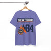 White Smoke New York Empire State '84 Graphic Tee — Vintage City Skyline T‑Shirt