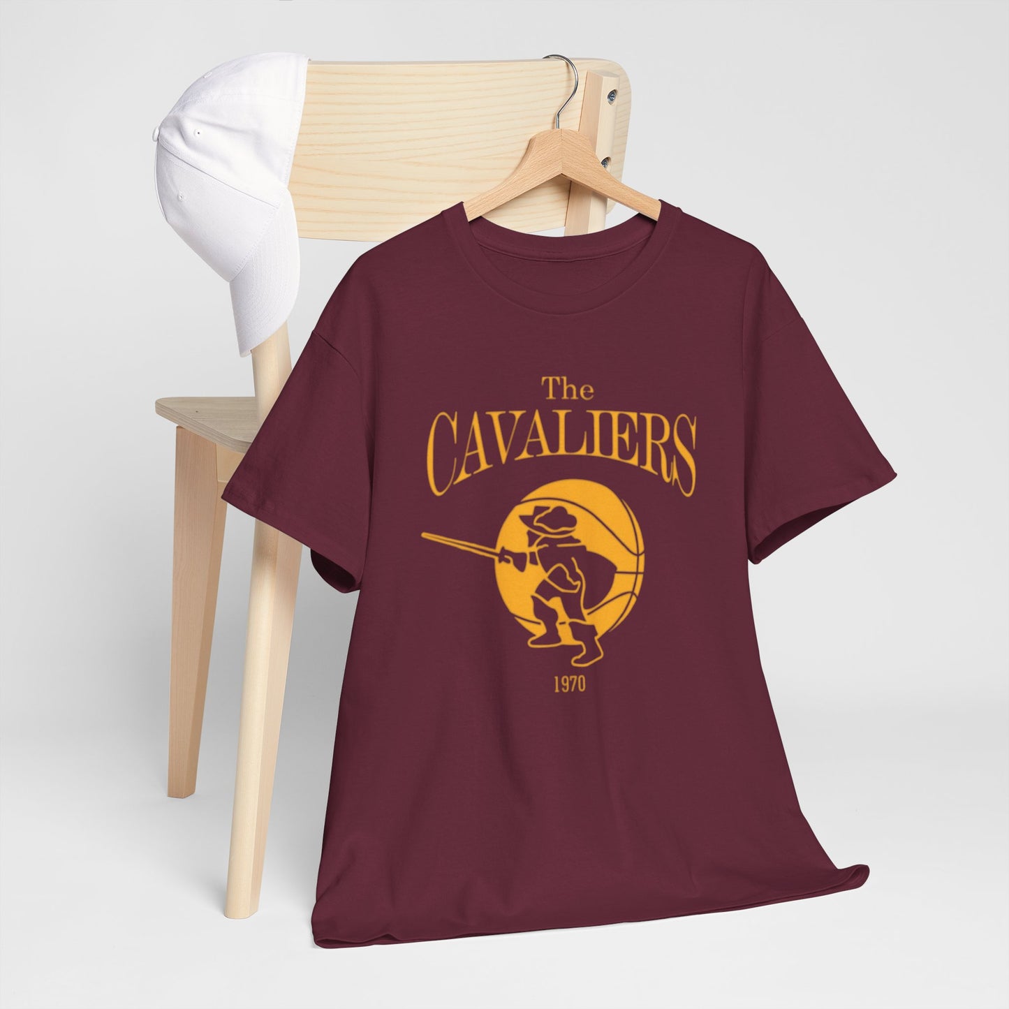 Cavaliers Retro Logo T-Shirt — Vintage 1970 Sports Tee
