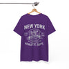 White Smoke New York NYC Baseball Athletic Dept. T‑Shirt — Vintage Varsity Sports Tee