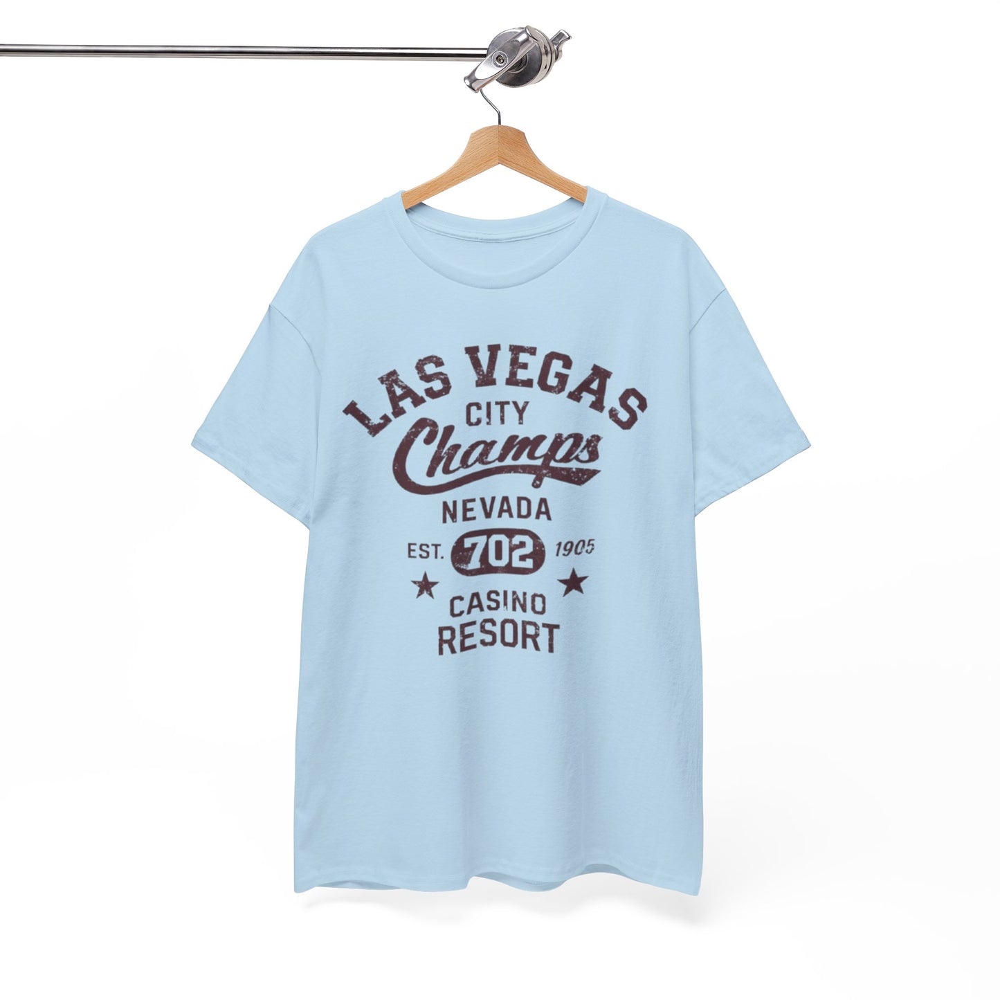 White Smoke Las Vegas Champs Tee — Vintage Casino Resort Graphic T-Shirt