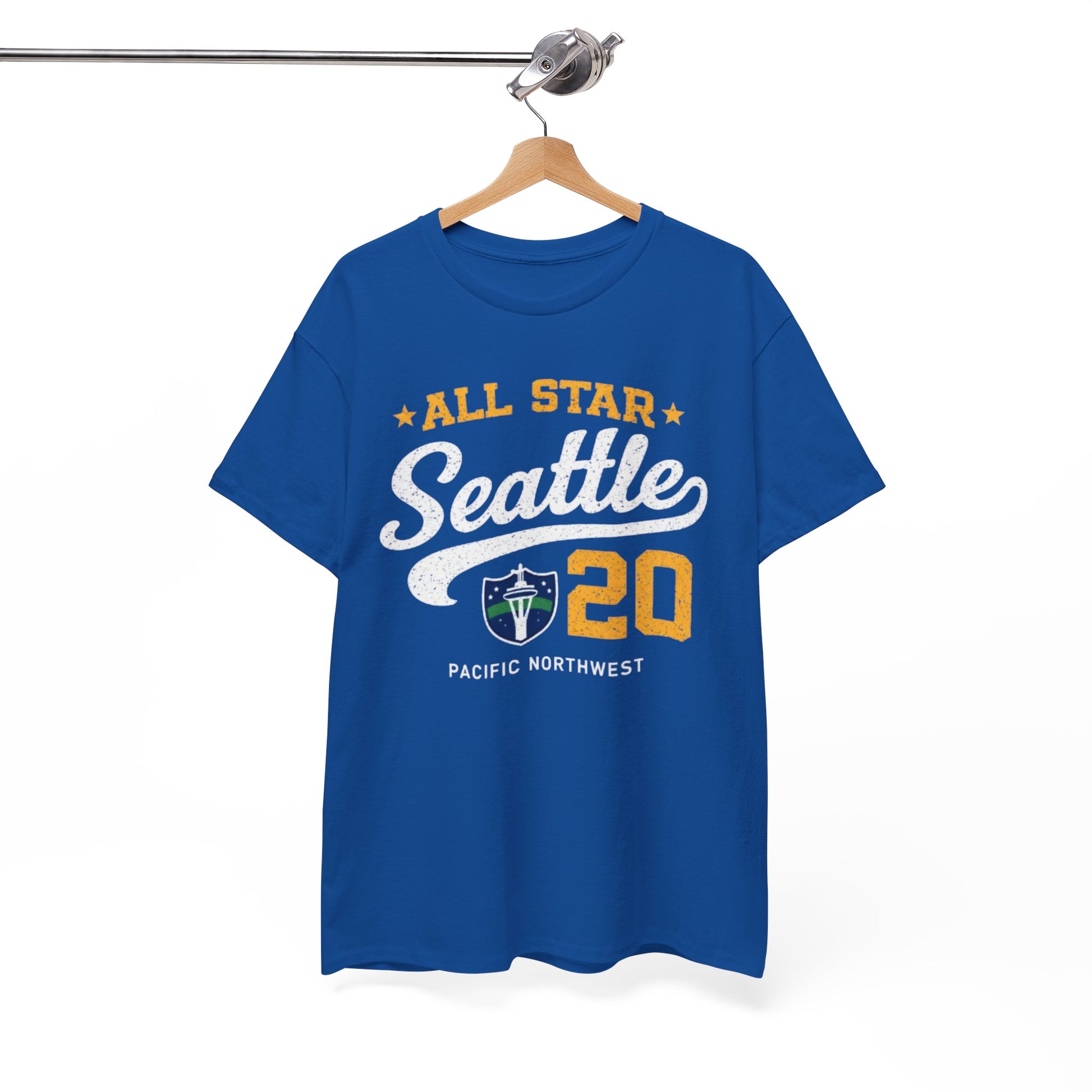 White Smoke Seattle All Star 20 T‑Shirt — Pacific Northwest Vintage Sports Tee