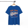 White Smoke New York City Athletics Baseball Club Tee — Retro 1962 Baseball Graphic Shirt
