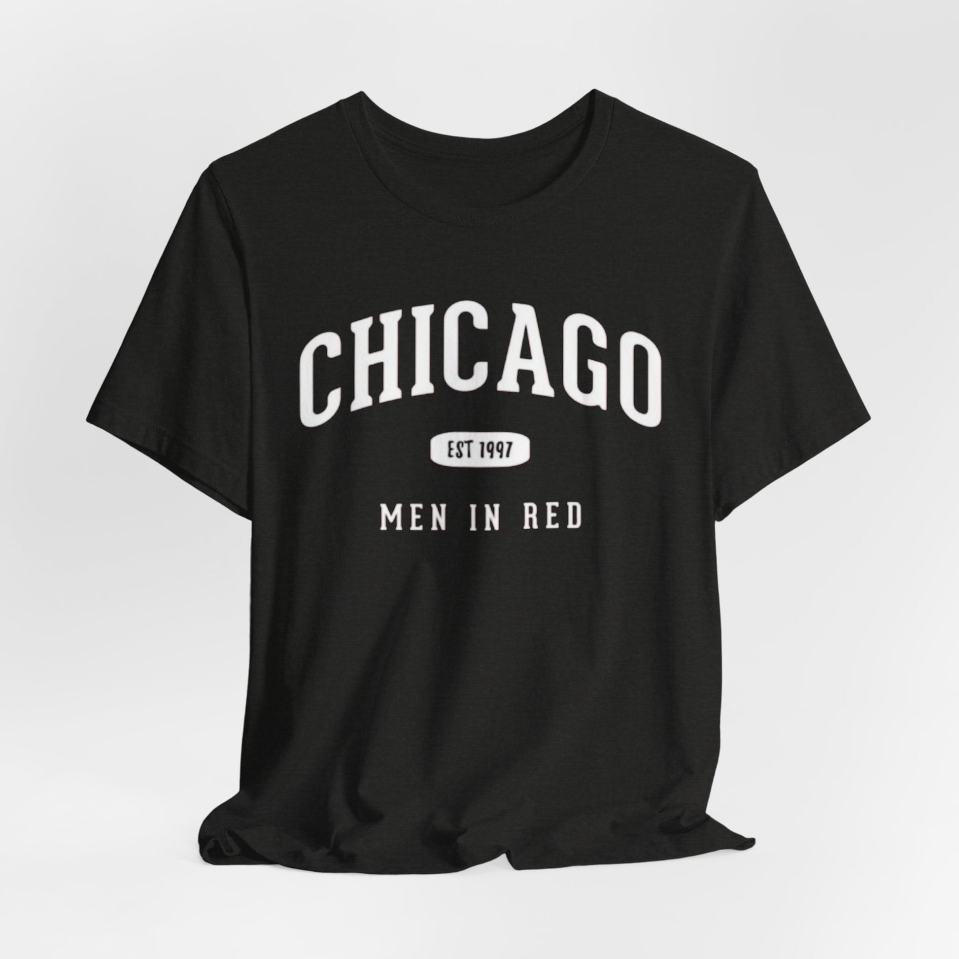 Dark Slate Gray Chicago 'Men in Red' Vintage Tee
