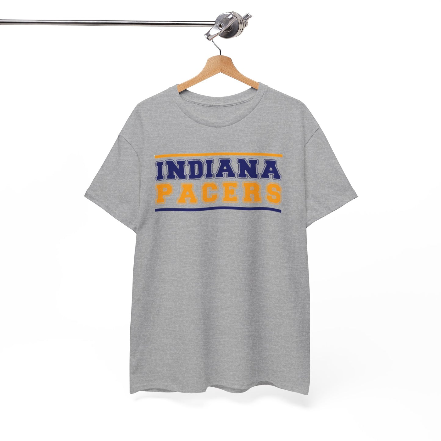 White Smoke Indiana Pacers Retro Stripe Tee