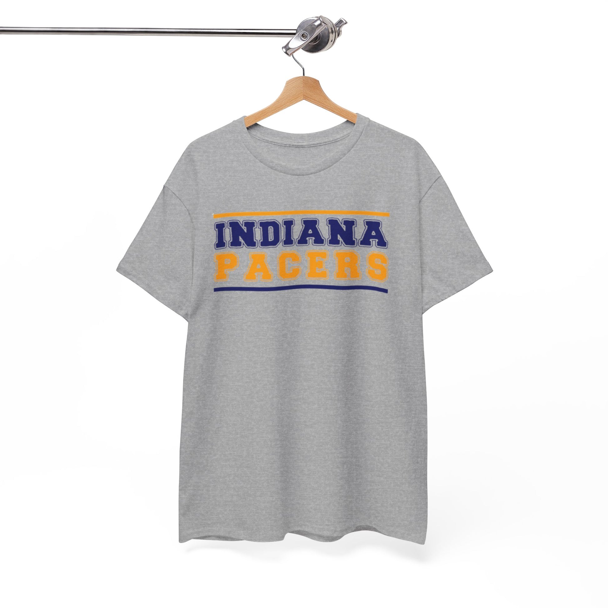 White Smoke Indiana Pacers Retro Stripe Tee