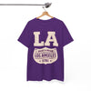 White Smoke Los Angeles Drive and Dream T-Shirt – Oversized West Coast Streetwear City Tee