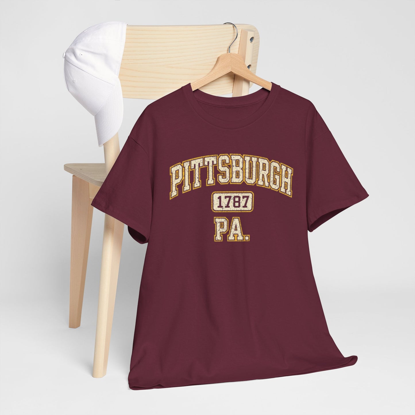 Pittsburgh 1787 PA T‑Shirt Vintage college-style lettering