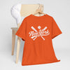 Chocolate New York Baseball T-Shirt — Crossed Bats tee