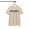Minneapolis Vintage Script Tee — Minneapolis MN Retro City T-Shirt