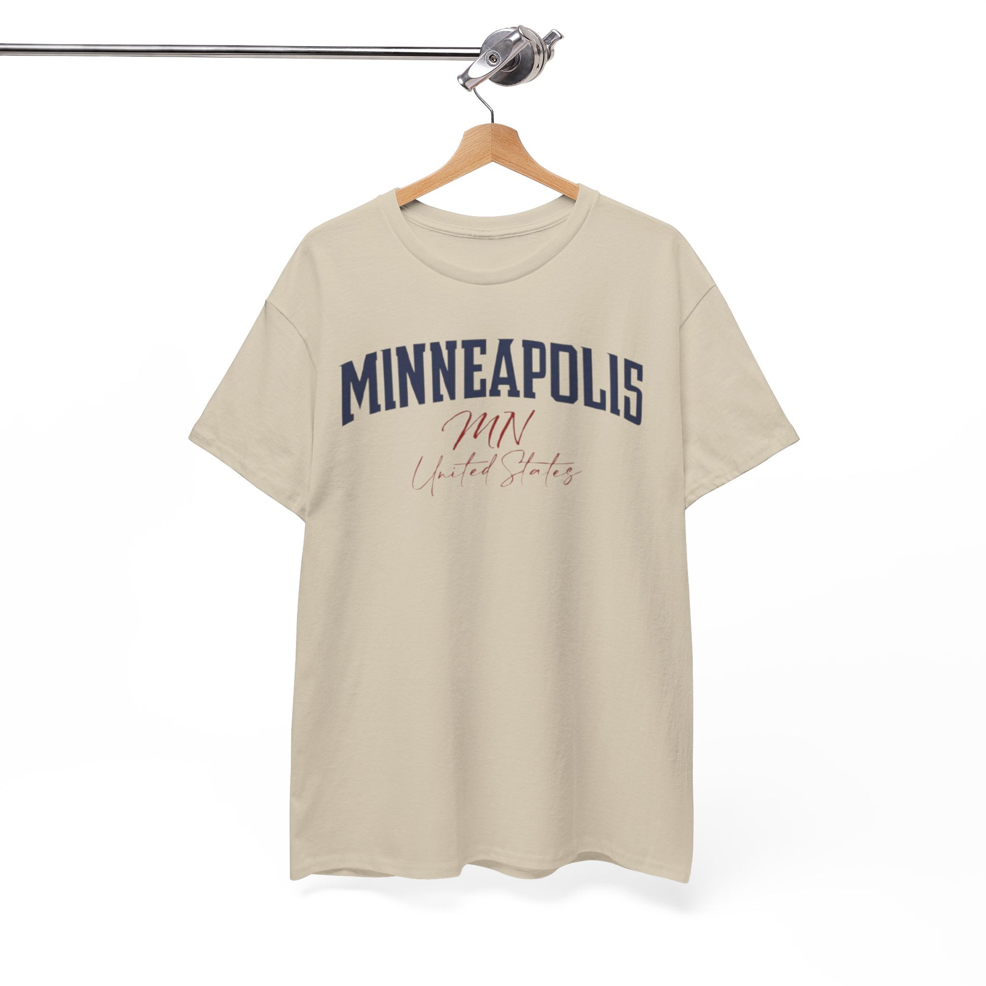 Minneapolis Vintage Script Tee — Minneapolis MN Retro City T-Shirt streetwear fashion product image 3