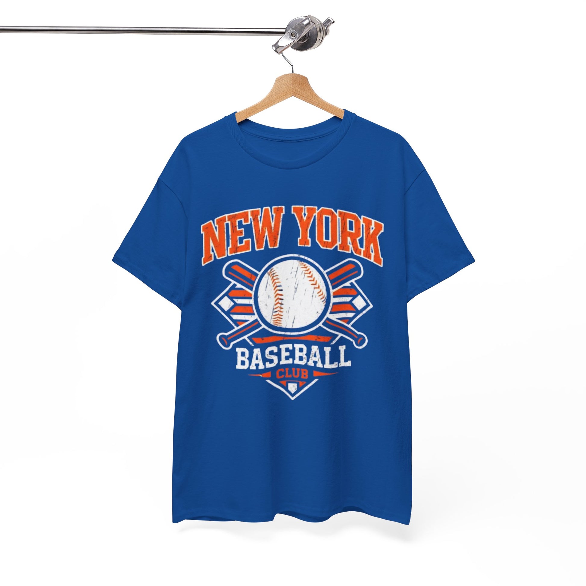 New York Baseball Club Tee — Vintage Baseball Logo T-Shirt – football shirt, breathable comfort wear, image 1.0
