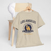 Gray Los Angeles LA varsity Tee sporty t shirt