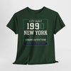Dark Slate Gray 1990 New York Tee — Vintage City Built Graphic T‑Shirt