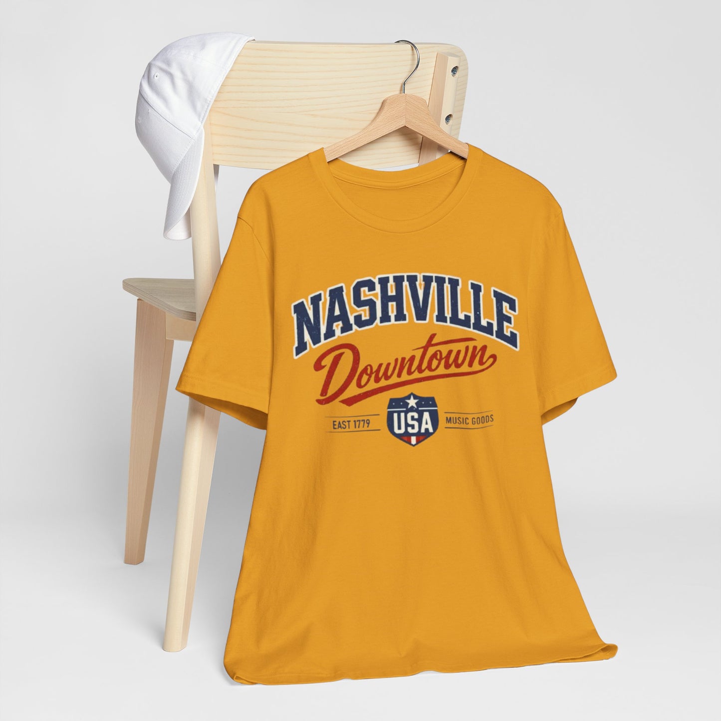 Nashville Downtown Tee — Vintage USA Music City Shirt