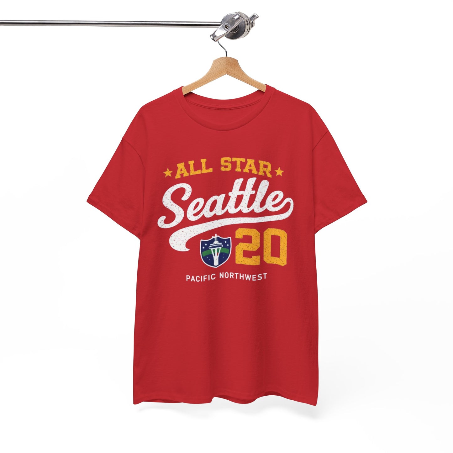 Seattle All Star 20 T‑Shirt — Pacific Northwest Vintage Sports Tee