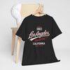 Dark Slate Gray Los Angeles Baseball Club California Graphic Tee