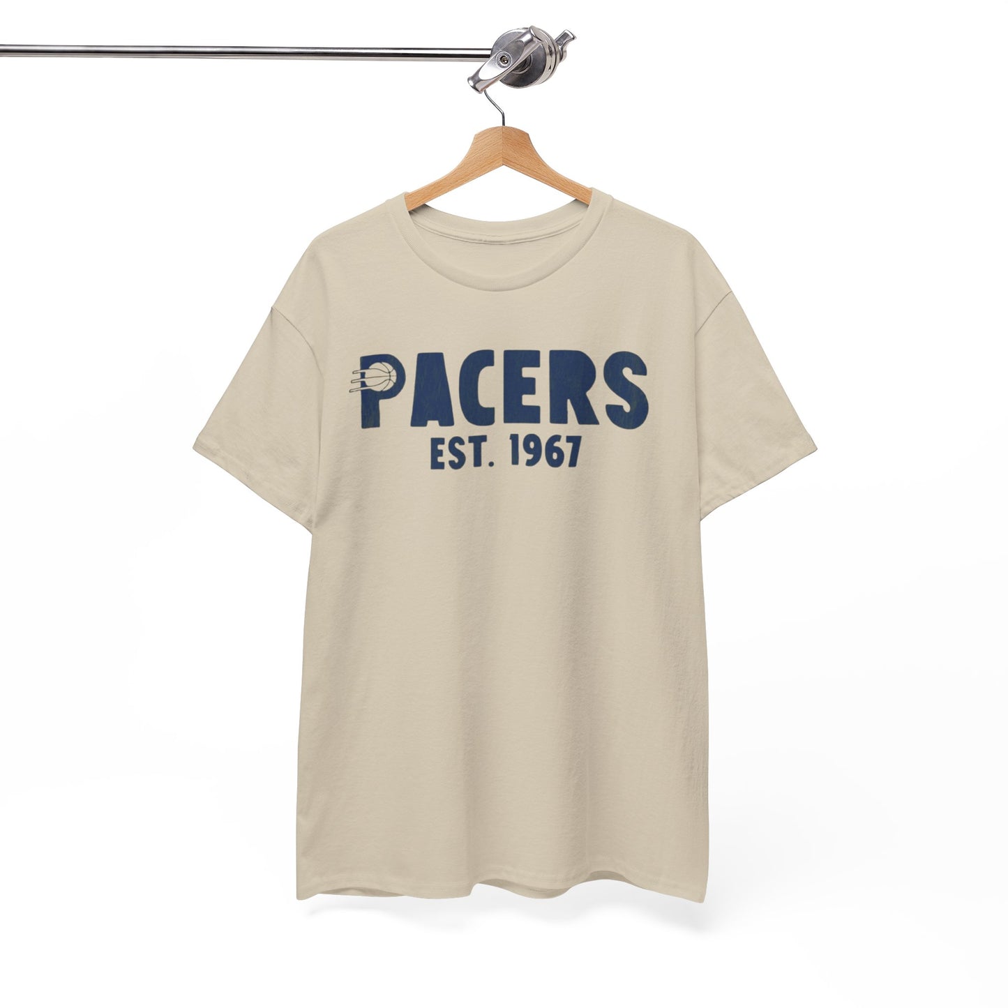 White Smoke Pacers Est. 1967 Vintage Basketball T-Shirt