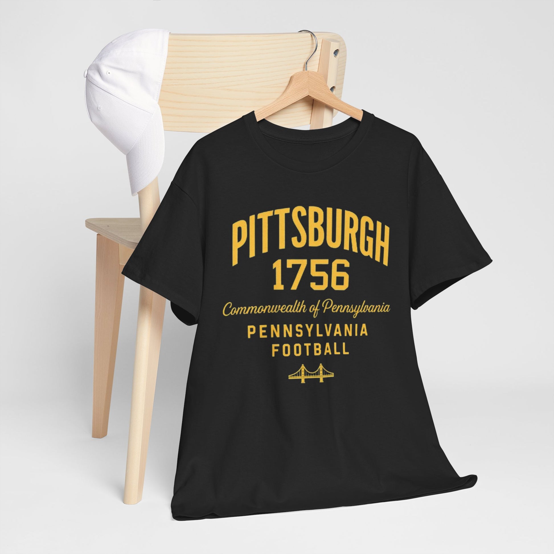 Pittsburgh 1756 Pennsylvania Football T‑Shirt Streetwear-friendly everyday styling tee streetwear fashion product image 7