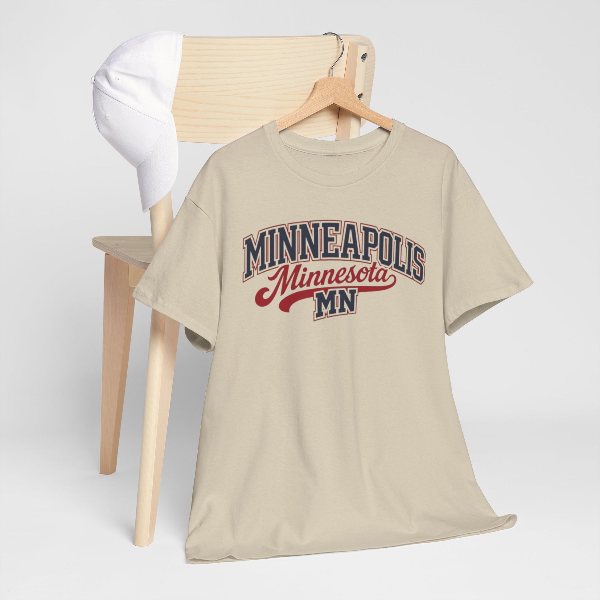 Minneapolis Minnesota MN Vintage Script Tee streetwear t shirt outfit streetwear fashion product image 7