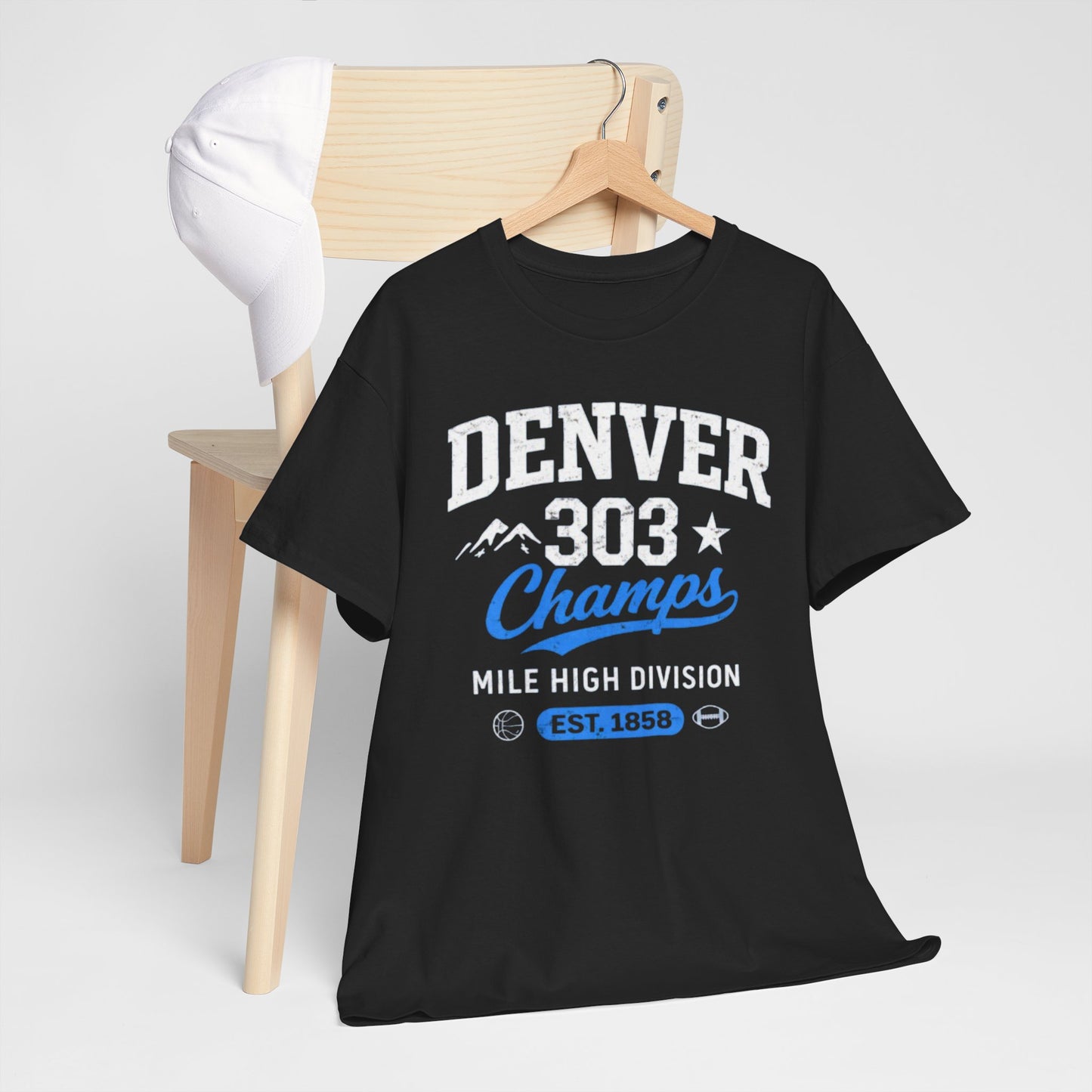 Denver 303 Champs T‑Shirt — Mile High Division Graphic Tee